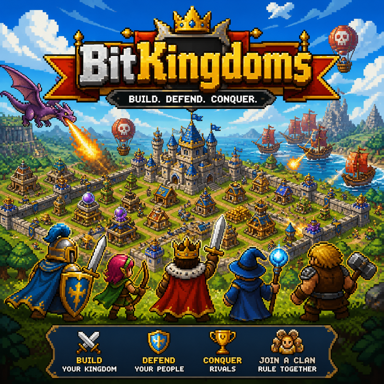 BitKingdoms: Kingdom-building RTS with medieval fantasy elements